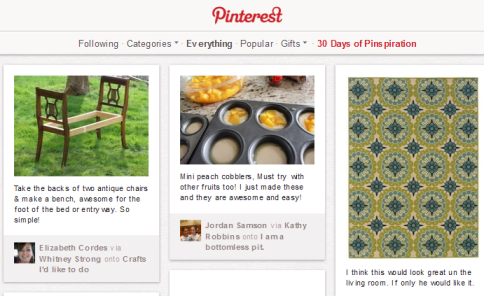 pinterest pinboard