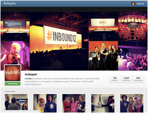 humbspot instagram profile