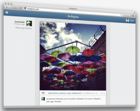 instagram full web feed