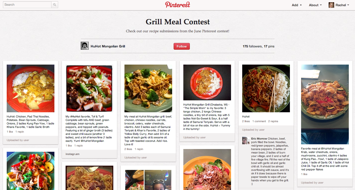 huhot pinterest board