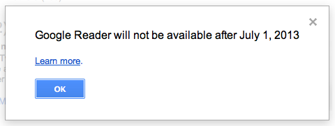 google reader retires