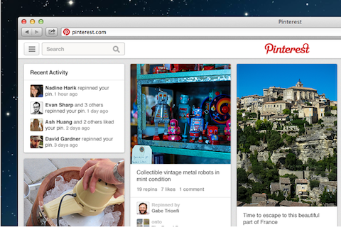 pinterest new look