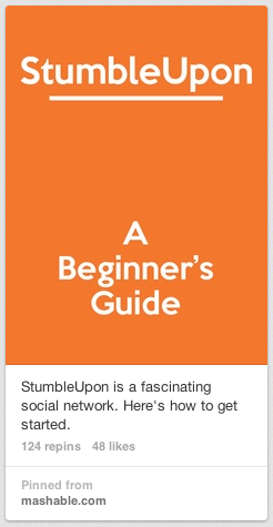 stumbleupon pin