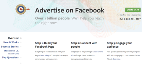 advertise on facebook