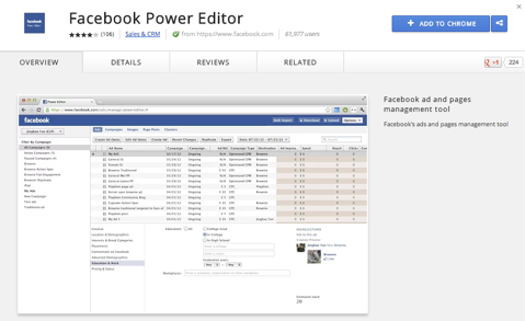 facebook power editor