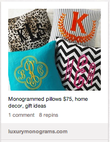 throw pillows