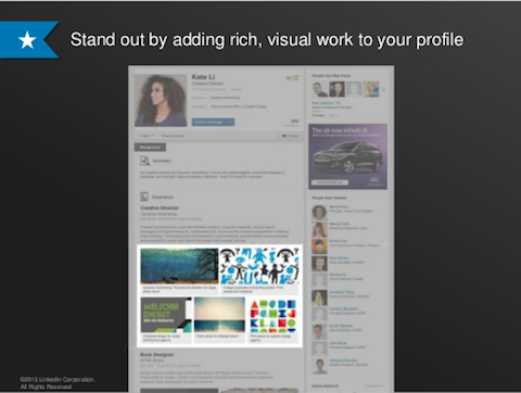 linkedin visual profile