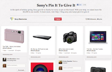 sony pin it to win