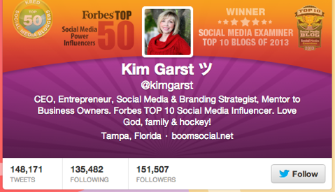 kim garst on twitter