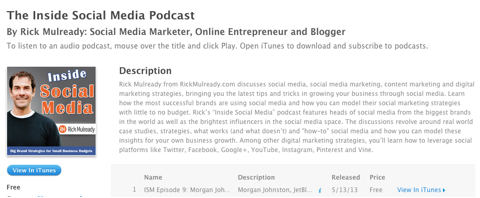 the inside social media podcast