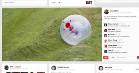 full width google plus