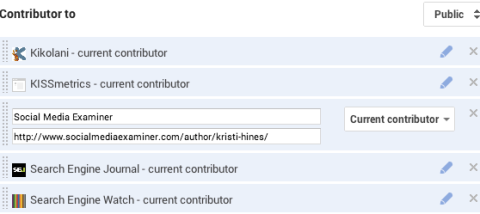 add contributor links