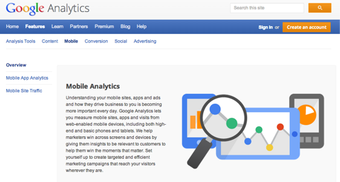 google analytics mobile