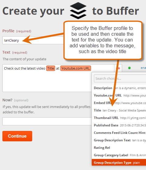 configure buffer event