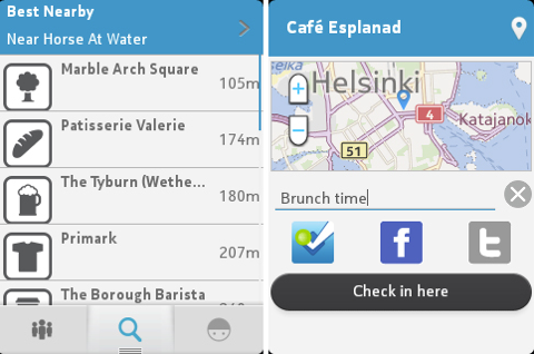 foursquare all new mobile app