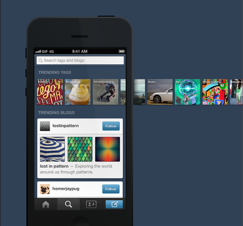 tumblr update mobile apps