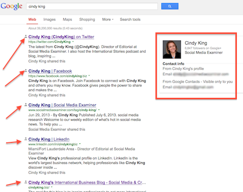 google authorship