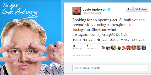 louie anderson invitation