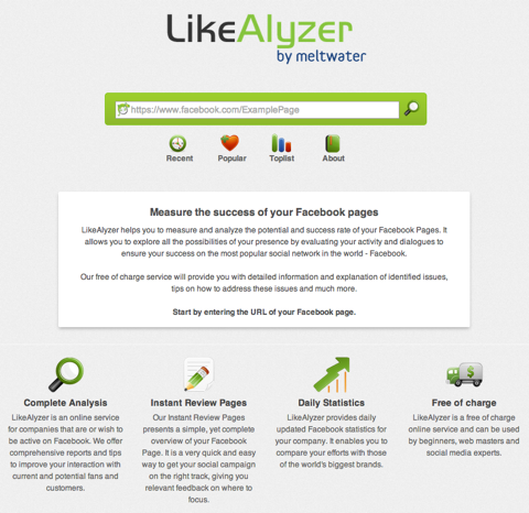 likealyzer home page