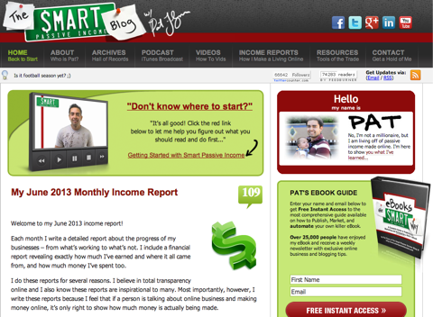 smart passive income home page
