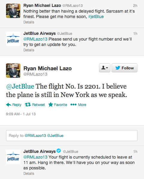 jetblue tweet