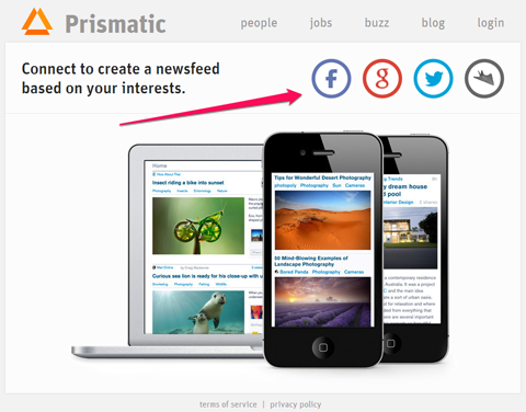 prismatic sign up