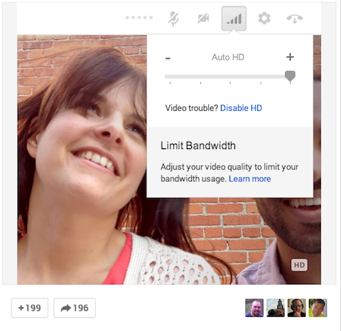 google+ hangouts hd