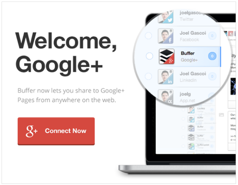 google plus buffer