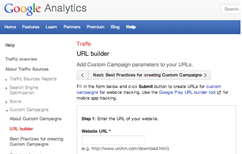 google url builder