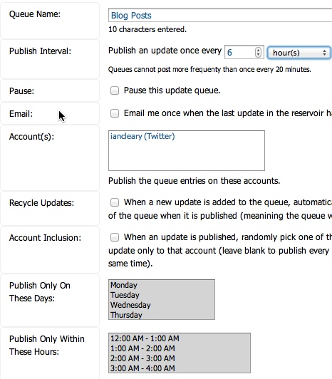 socialoomph post scheduler