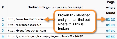 broken link checker