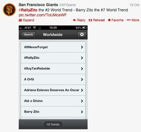 rally zito twitter hashtag