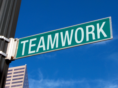 teamwork sign