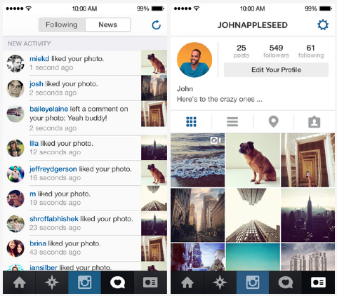 instagram ios7