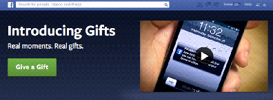 facebook gifts