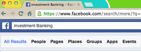 graph search categories on facebook