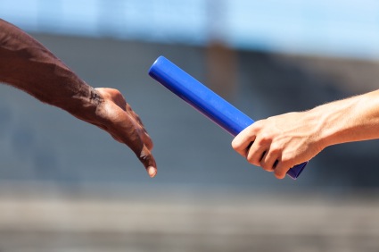 passing the relay baton