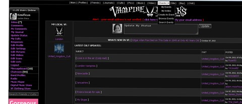 vampire freaks network