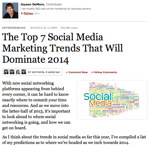 the top 7 social media marketing trends