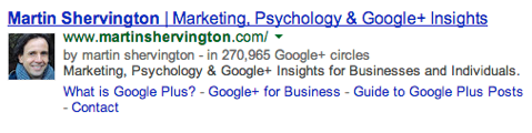 martin shervington google authorship