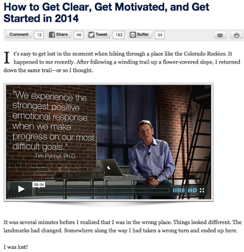 michael hyatt blog article