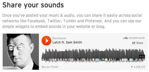 soundcloud share your sounds