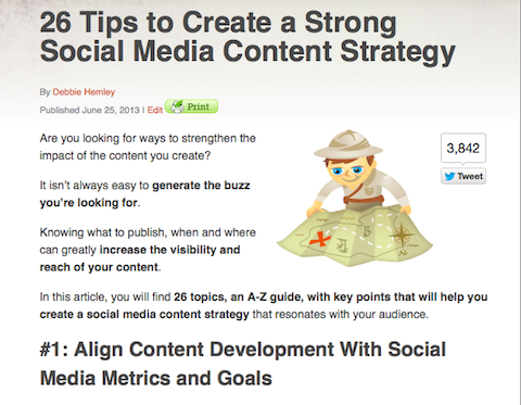 social media content strategy