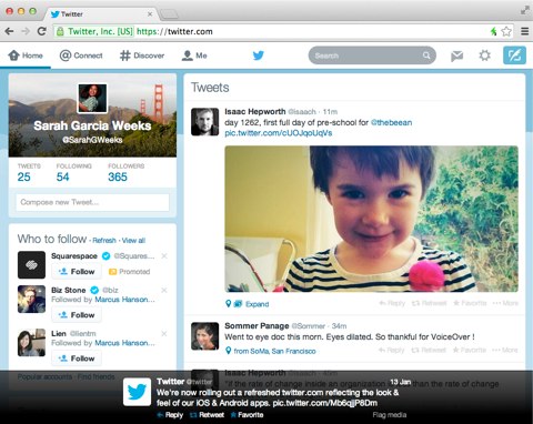 twitter web refresh look