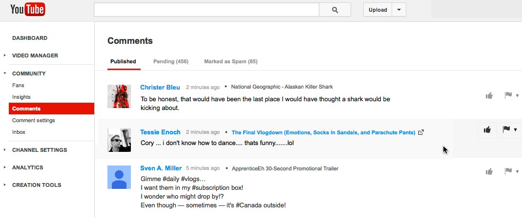 youtube comment management tool