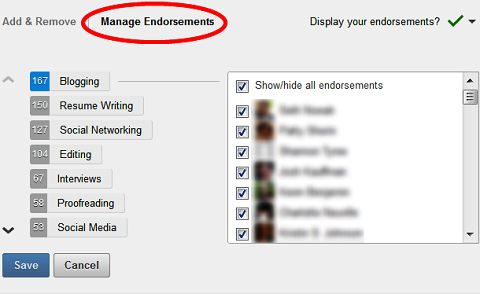 manage linkedin endorsements