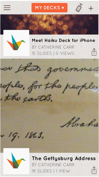 haiku deck for iphone