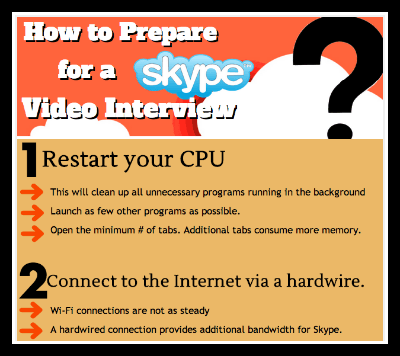 how to prepare for a skype interview