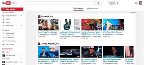 youtube new aligned look