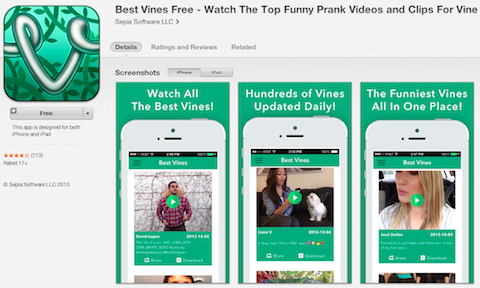 best vines app